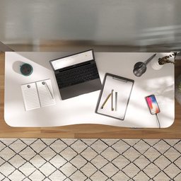 Mesa com Regulagem de Altura Elétrica para Escritório Home Office Aurum A02 Branco - Lyam Decor - 7 Mesa com Regulagem de Altura Elétrica para Escritório Home Office Aurum A02 Branco - Lyam Decor - 7