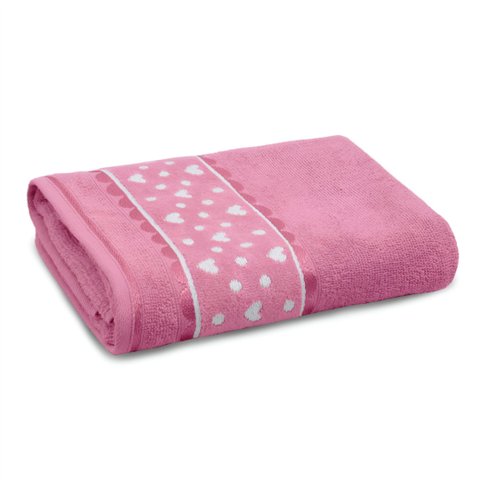 Toalha de Banho - Charme Coração - 100% Algodão - Appel