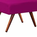Ver imagem 3 de Puff Decorativo Charme Retangular Suede Magenta
