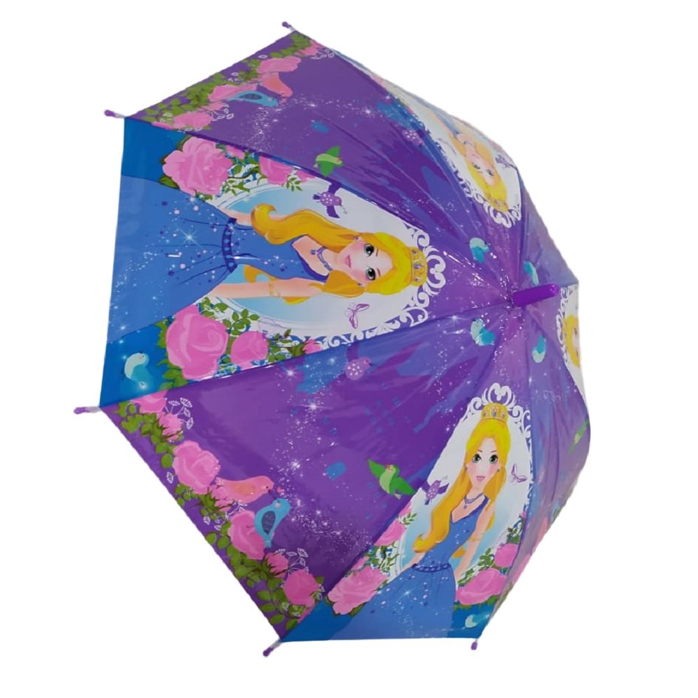 Sombrinha Infantil de Criança Personagens Menina - Lilás - 2