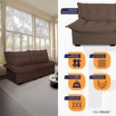 Ver imagem 3 de Conjunto Sofá Coliseu 3 e 2 Lugares Bouclê Cafe - King House