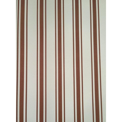 Papel de Parede Vinilico Refugio Luca Listrado Terracota 4512