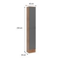 Ver mais imagens de Paneleiro 2 Portas Milla Nog-cinza 40cm Carraro