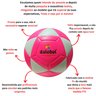 Bola de Futevôlei Dalebol Ft5 Pro Rosa e Branco - 2