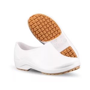 Sapato Antiderrapante Grip Steelflex Bracol Branco N39 Ca 38590