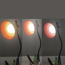 Ver imagem 5 de Luminária de Mesa Porta Objetos Touch Iluminado LED Abajur Flexivel Articulada Organizador 3 Cores
