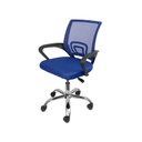 Ver imagem 1 de Cadeira Office Tok Baixa Azul sem Relax