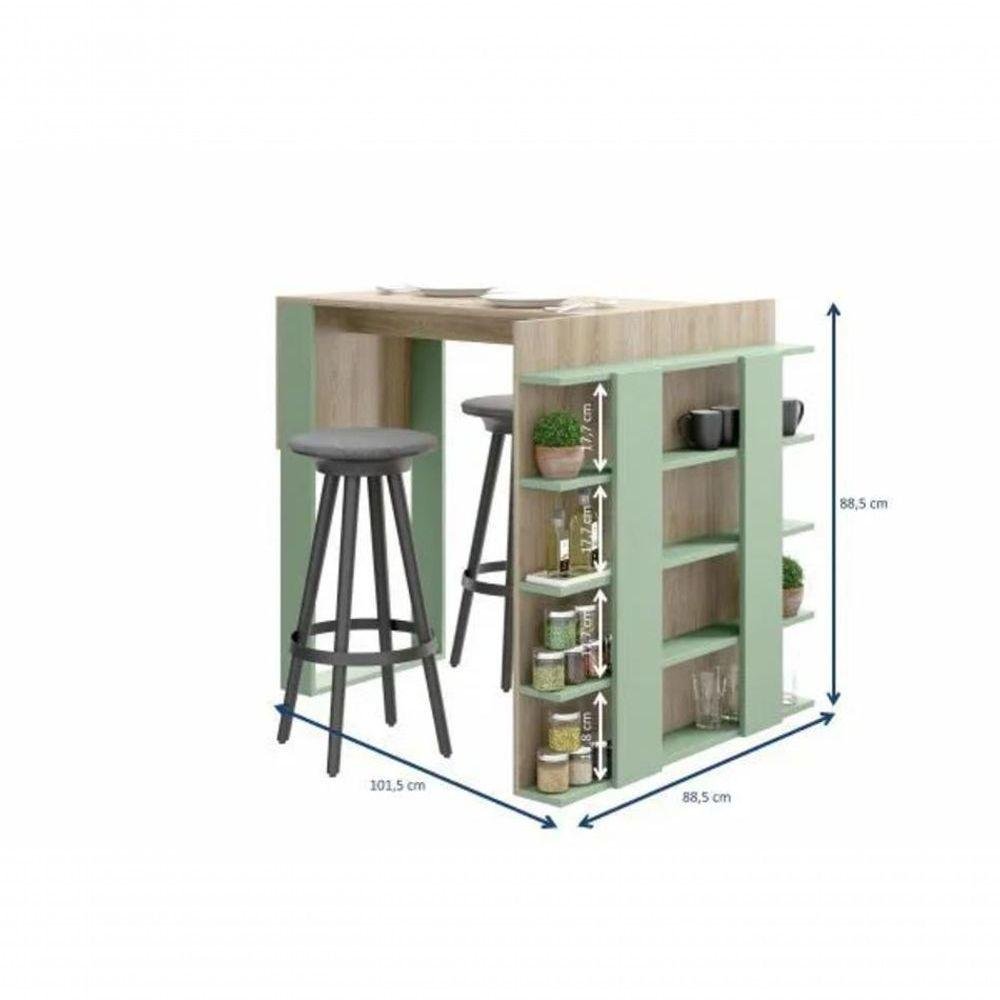 Mesa com Painel Mutiuso para Banquetas Linha Smart - 2