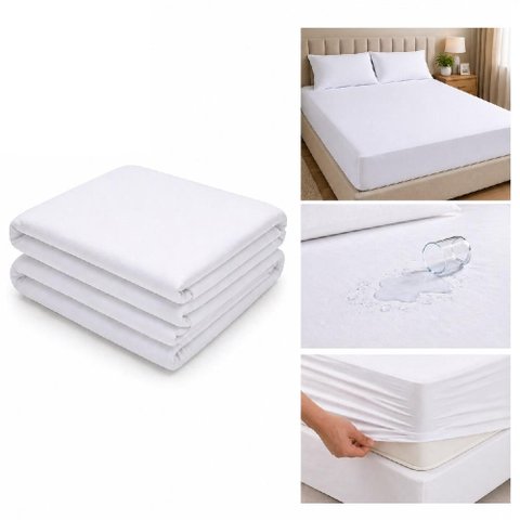 Protetor Colchao Casal Impermeavel 1,38x1,88 Protecao Liquidos Cama Sujeira Poeira Anti Alergico