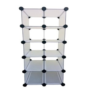Estante Modular 10 Modulos Sapateira Guarda Roupa Organizador Brinquedos Multiuso Lavanderia Quarto