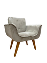 Ver imagem 2 de Poltrona Decorativa 1 Lugar Bege 501 Rebeca