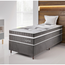 Ver imagem 4 de Colchão Mola Ensacada Solteiro 33x96x203cm Lunar Cinza - Casa Giulia