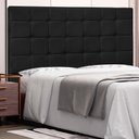 Ver imagem 2 de Cabeceira King 1,95m Verona Corano Preto - Pallazio