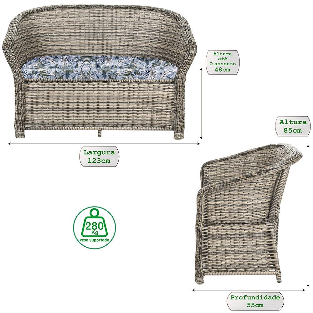 Conjunto Varanda Jardim Conforto Porto Rico Varanda Descanso Edicula - 4