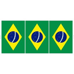 Decoracao Copa do Mundo TNT 1,40M 40G Bandeira Brasil - 1