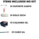 Ver imagem 5 de Rolo Pele de Carneiro 23cm + Suporte Garfo 23cm +caçamba 12l + Cabo Extensor 2m