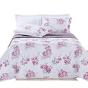 Ver imagem 4 de Colcha Casal 3 Peças Cobre Leito Dupla Face Micropercal 200 Fios Avere:lilac