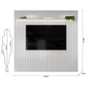 Ver imagem 4 de Painel para TV Trento 250 Ripado Bali LED com Mesa de Centro Lina-DJ Móveis