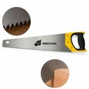 Ver imagem 1 de Serrote para Madeira Profissional Dentes Aco Bimaterial Cabo Emborrachado Carpinteiro Marceneiro Res