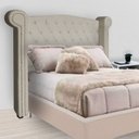 Ver imagem 2 de Cabeceira de Cama Box Estofada Sienna 160 Cm Queen Suede
