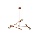 Ver imagem 1 de PENDENTE SPUTNIK FACES 6 HASTES COBRE Enerlux 1 Metro