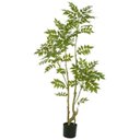 Ver imagem 1 de Planta Artificial Arvore Cajazeira Real Toque C/pote X545 Verde 1,6cm