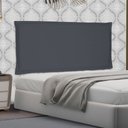 Ver imagem 2 de Cabeceira Painel Casal 1,40m Veneza Suede - Pallazio - Cinza