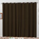 Ver imagem 5 de Cortina Blackout Tecido Corta Luz 1,30x1,70m para Varão Simples 2,00m Semi Ilhós Cromado Marrom