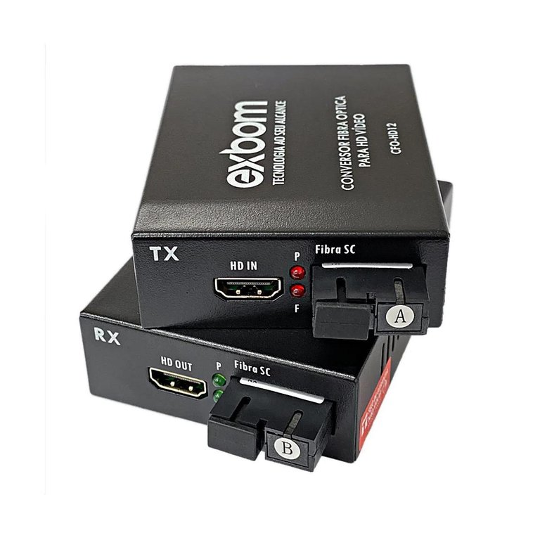 Extensor Conversor Hdmi Via Fibra Optica 20km 1080p