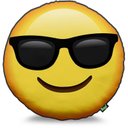 Ver imagem 1 de Almofada Emoticon - Emoji Óculos de sol