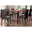 Ver imagem 2 de Cadeira Sala de Jantar 1737 Kit 2 Un Preto-courino Preto Carraro