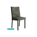 Ver imagem 4 de Cadeira Sala de Jantar 1737 Kit 2 Un Preto-courino Preto Carraro