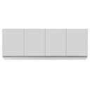 Ver mais imagens de Armário de Cozinha Modulado de Canto Direito 5 Peças Cp43 Balcão sem Tampo Branco - Lumil Lumil Móve