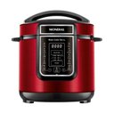 Ver imagem 1 de Panela de Pressão Elétrica Mondial Digital 6l 1000w Vermelho/preto 127v - Pe-60-6l-ri