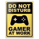 Ver imagem 1 de Placa Gamer at Work- 15 x 20 cm