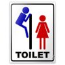 Placa Toilet Voyeur - 15 x 20cm - 1