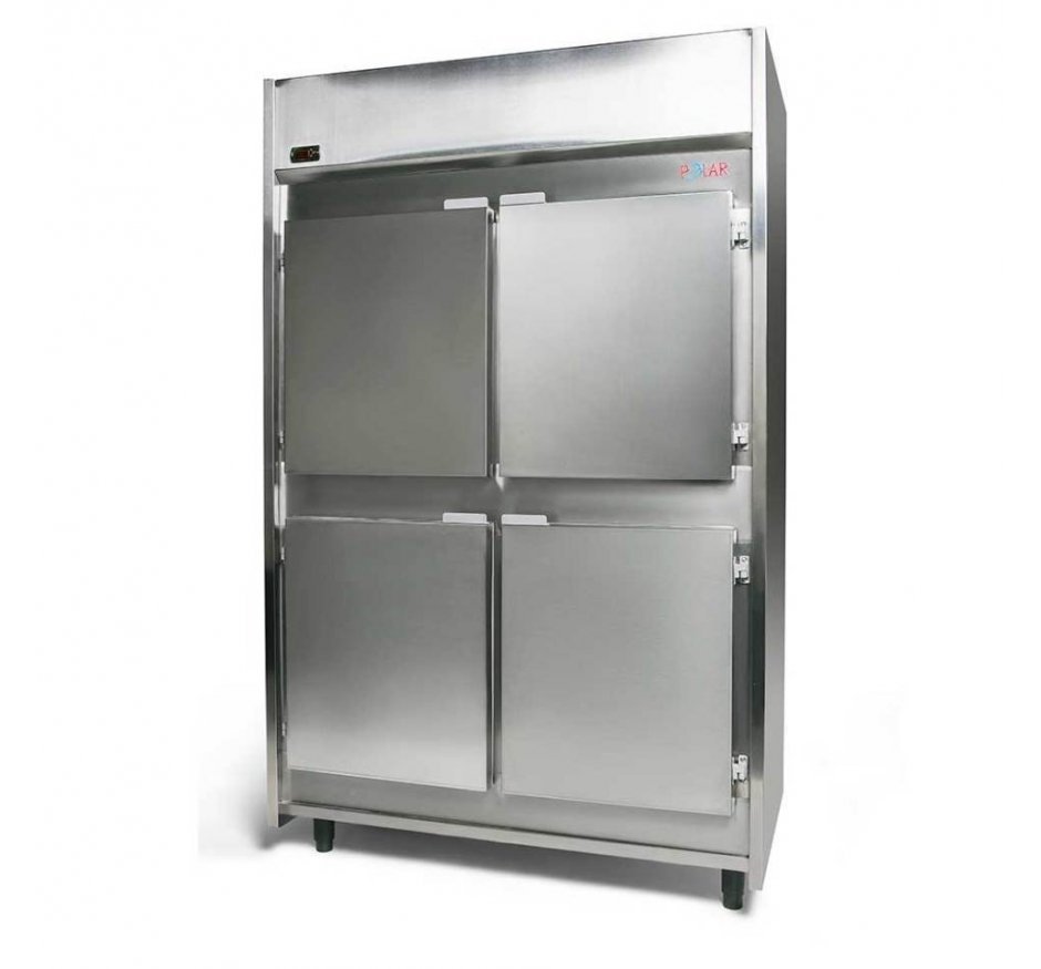 Geladeira comercial Polar 4 portas Inox 995L GCI125- 220v