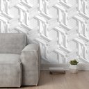 Ver imagem 2 de Papel de Parede 3d - Geométrico 3d 21 Arte Destaque 3 Metros