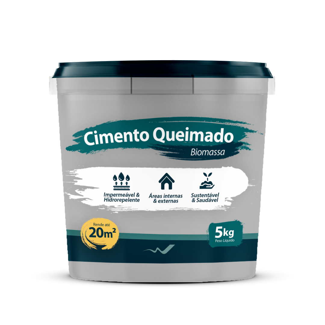 Cimento Queimado 5kg (quartzo) - Biomassa do Brasil