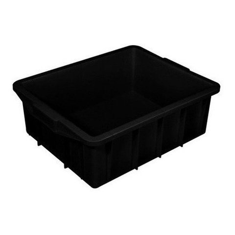 Caixa Plástica Organizadora 15,5 L - preto