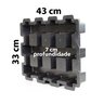 Forma Concregrama Piso Grama Bloquete 10 Pcs 43x33x7 Kit - 4