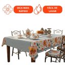 Ver imagem 4 de Toalha de Mesa Retangular 6 Lugares Lepper Pop 1,40x2,10m Algodão Poliéster Floral Manjar
