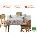 Ver imagem 5 de Toalha de Mesa Retangular Lepper 6 Lugares Pop 1,40m X 2,10m Manjar