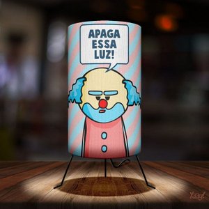 Luminária DrPepper Paiaço Apaga a Luz