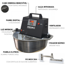 Ver imagem 2 de Panela Elétrica Mexedora para Mexer Brigadeiros e Doces Diversos 8 Litros Robopan Completa