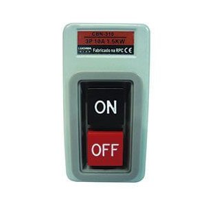 Botoeira Lk6-10 L/d 3p 10a 1.5kw Sobrepor Lukma
