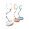 Luminária de Mesa Led - Portátil - Flexível - Usb - 3 Ajustes Touch - Porta Celular - 2