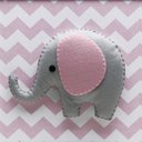 Ver imagem 2 de Quadro Decorativo Elefante Chevron Rosa Quarto Bebê Infantil Menina