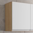 Ver imagem 4 de Armário Cozinha Aéreo 81cm com 2 Portas Leticia Amêndoa/branco A01 - D’Rossi