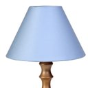 Ver imagem 2 de Abajur Torneado Dourado Azul Quarto Bebê Infantil Menino